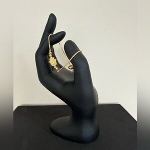 Gold evil eye bracelet